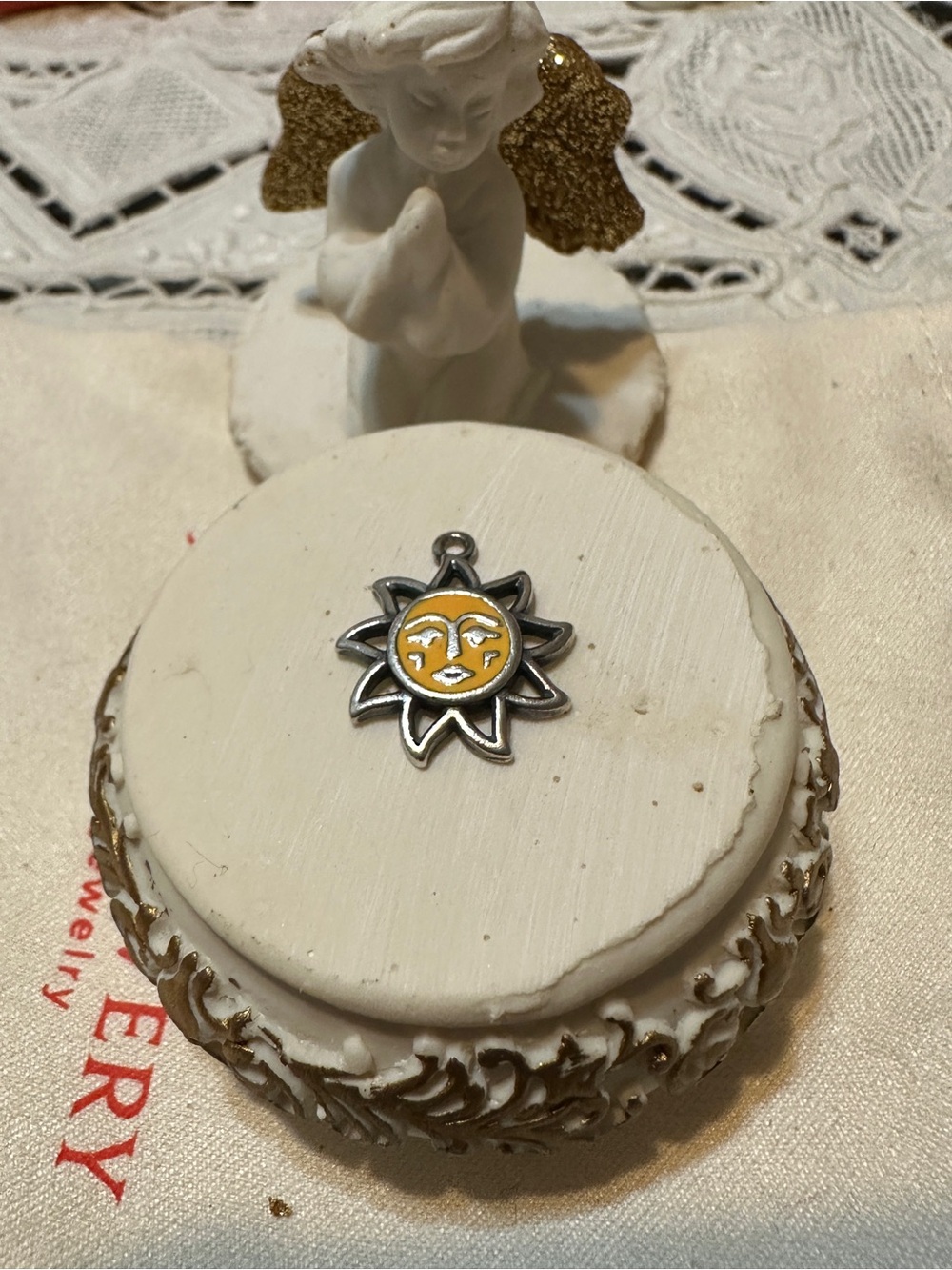 James avery sun enamel charm no loop